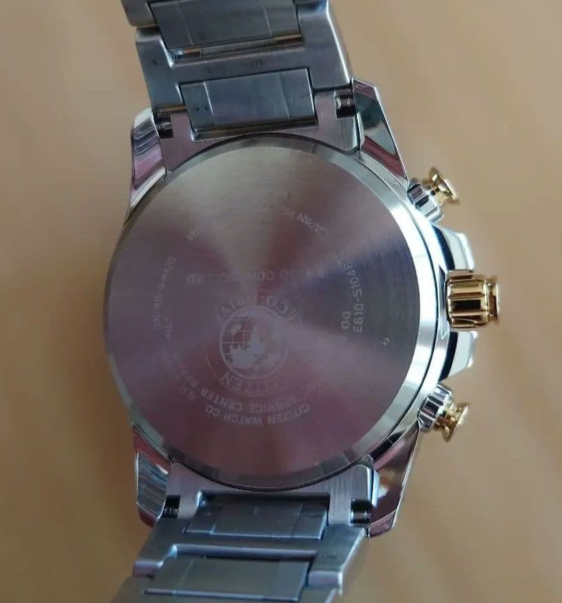 CITIZEN クロノグラフ 腕時計 シルバー/ゴールド