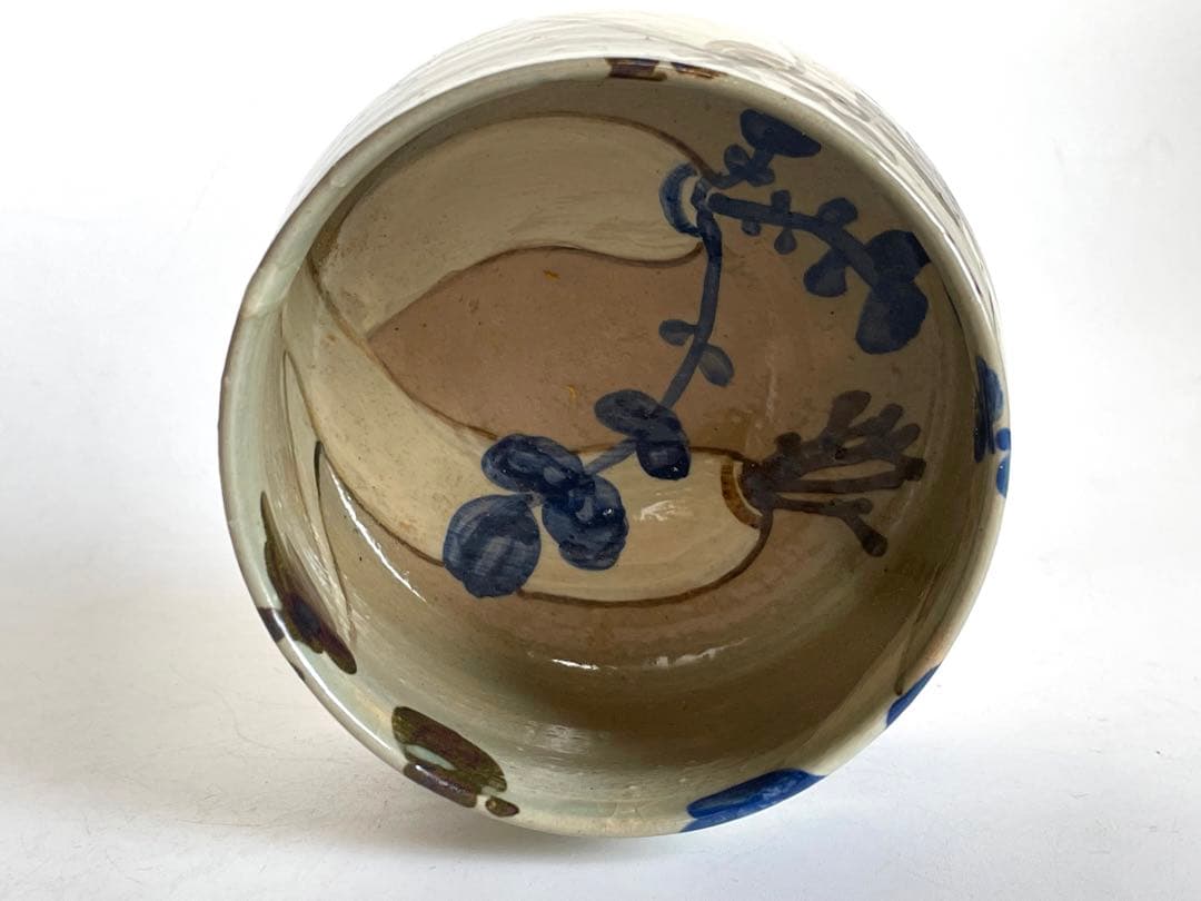 陶芸家土屋雲善布志名大根絵茶碗抹茶碗二重箱