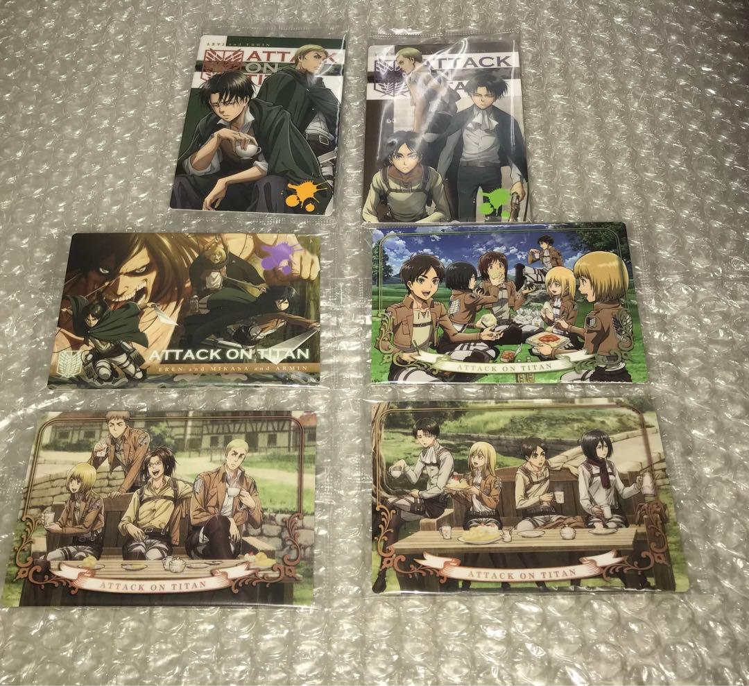 進撃の巨人　悔いなき選択　限定　ウエハース　ハンジ　リヴァイ　エルヴィン エレン