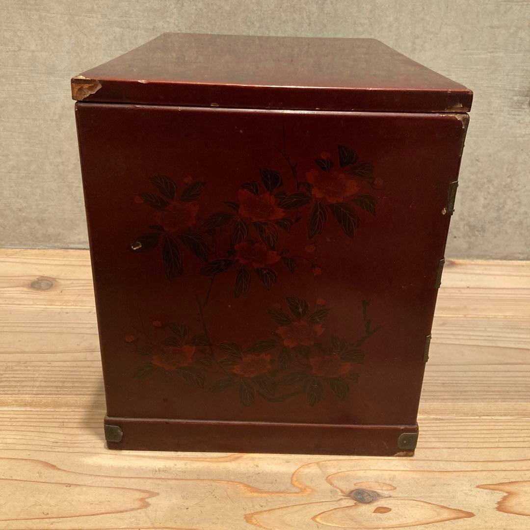 漆塗り 小箪笥 アンティーク　当時物　昭和レトロ　和箪笥 和家具　骨董
