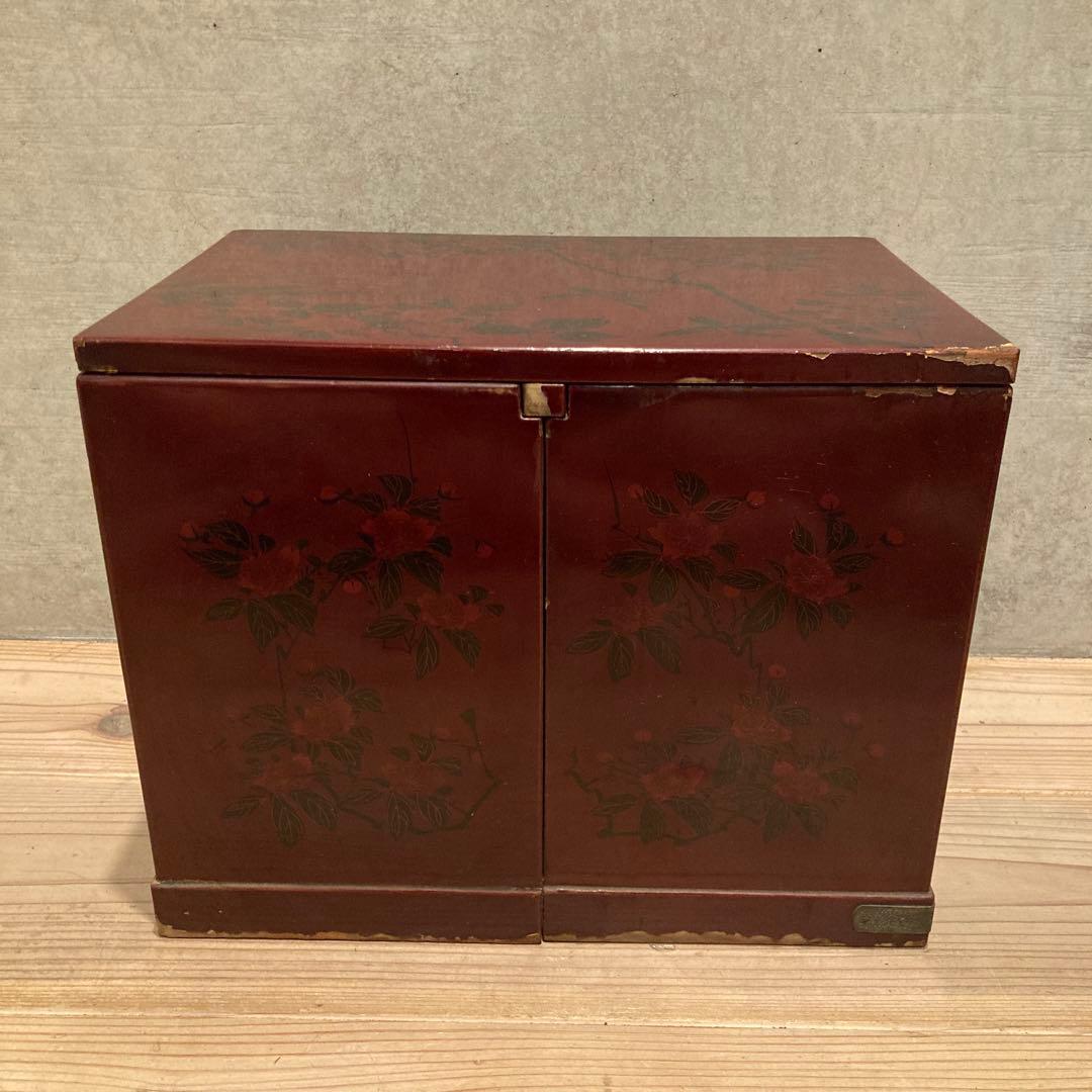 漆塗り 小箪笥 アンティーク　当時物　昭和レトロ　和箪笥 和家具　骨董