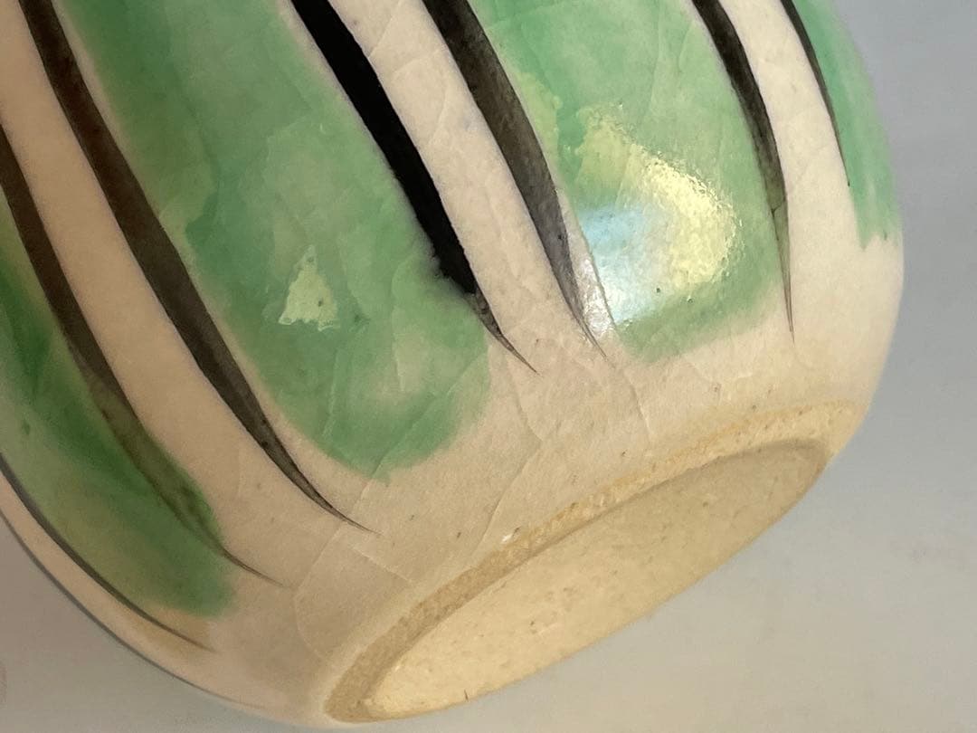 陶芸家　小山岑一　色絵　徳利　酒器　共箱　壺中居取扱　小山冨士夫