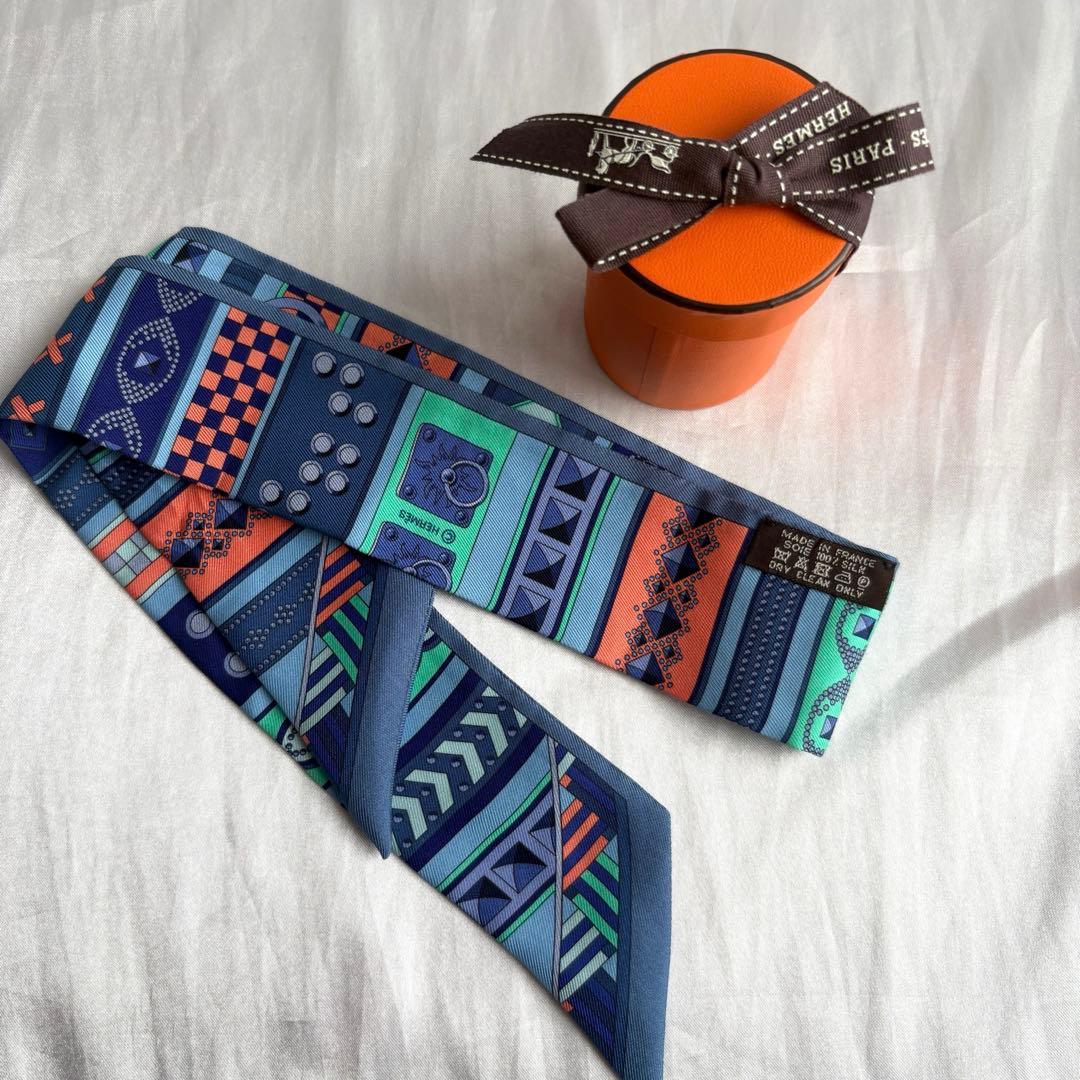 極美品☆HERMES エルメス ガーデンパーティーTPM ネゴンダ シエル