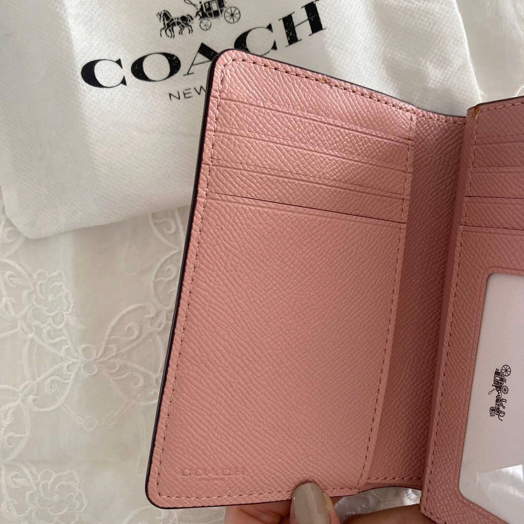 （専用出品）　COACH　コーチ　二つ折り　財布 保存袋付き