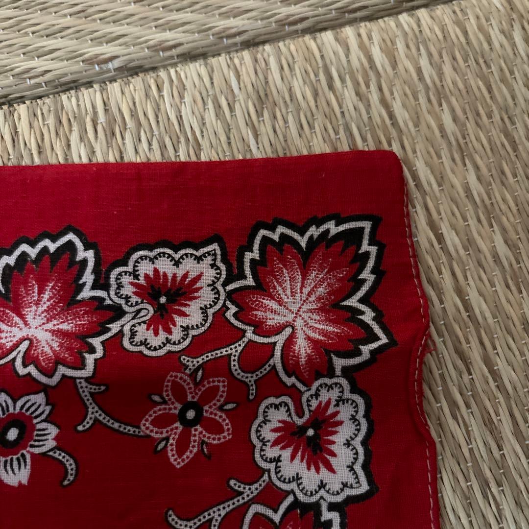 ビンテージ　20s 30s バンダナ　スペシャルピース　ターキーレッド