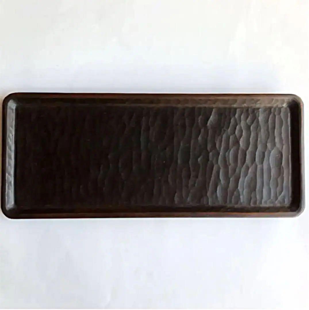 三谷龍二トレイ角盆漆特大サイズ