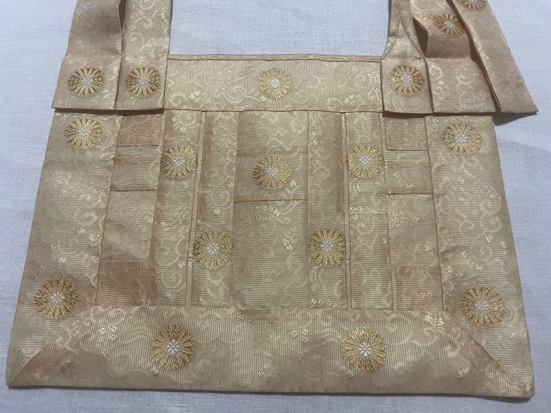 正絹　金砂　薄橙　臨済宗　1尺絡子