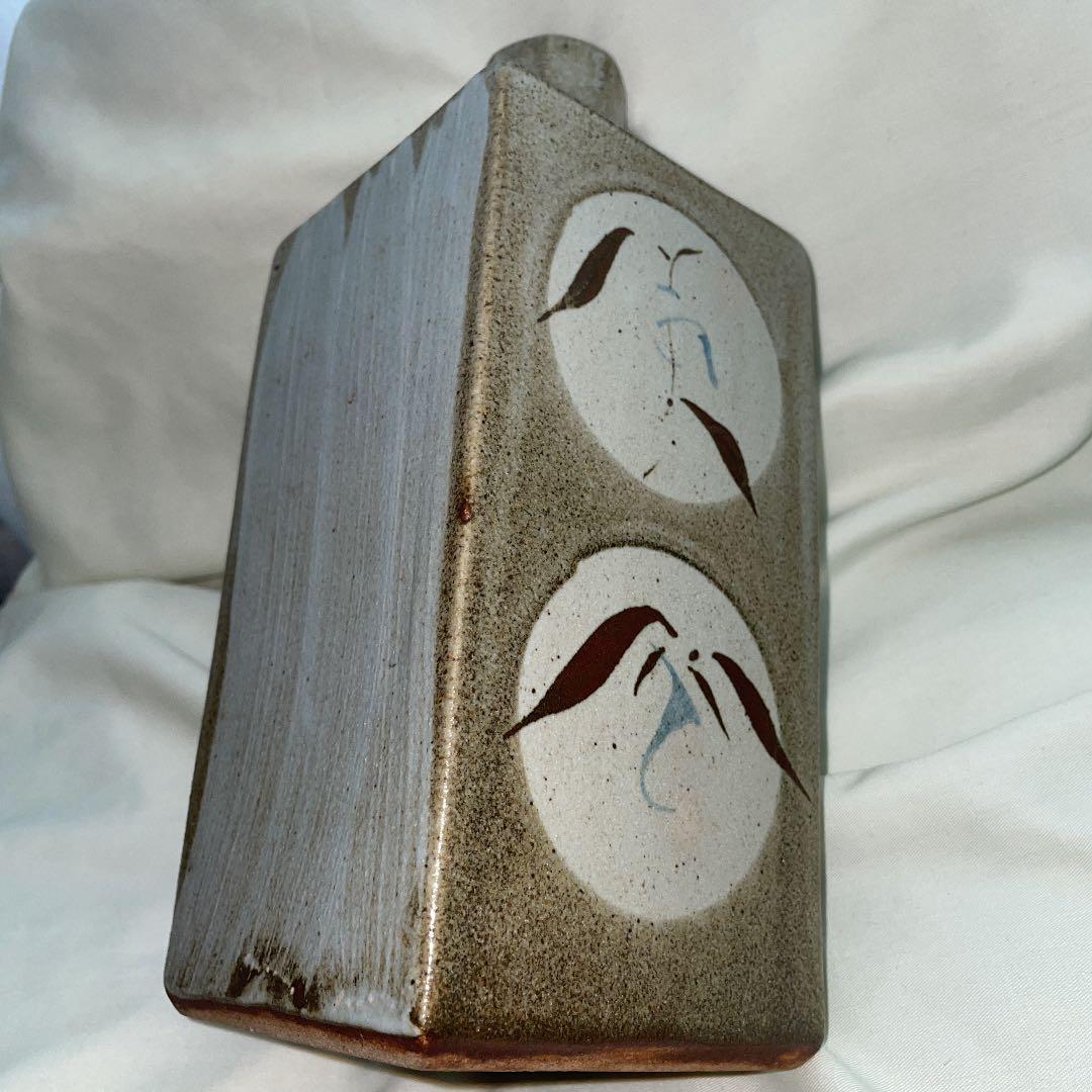 刷毛目角瓶 民藝 陶芸の通販はau PAY マーケット - 輸入雑貨のネット