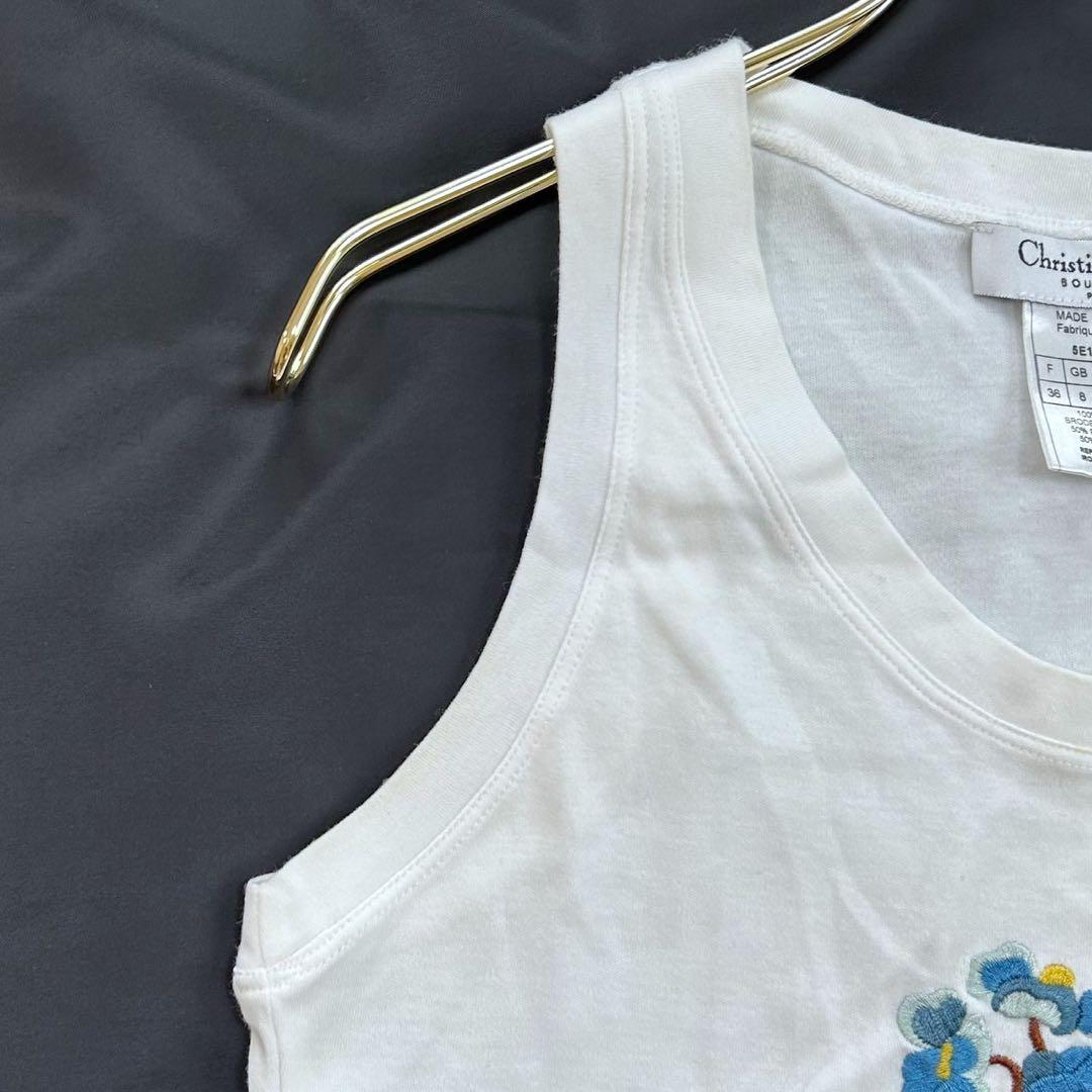 Christian Dior ディオール タンクトップ 花柄 トロッター