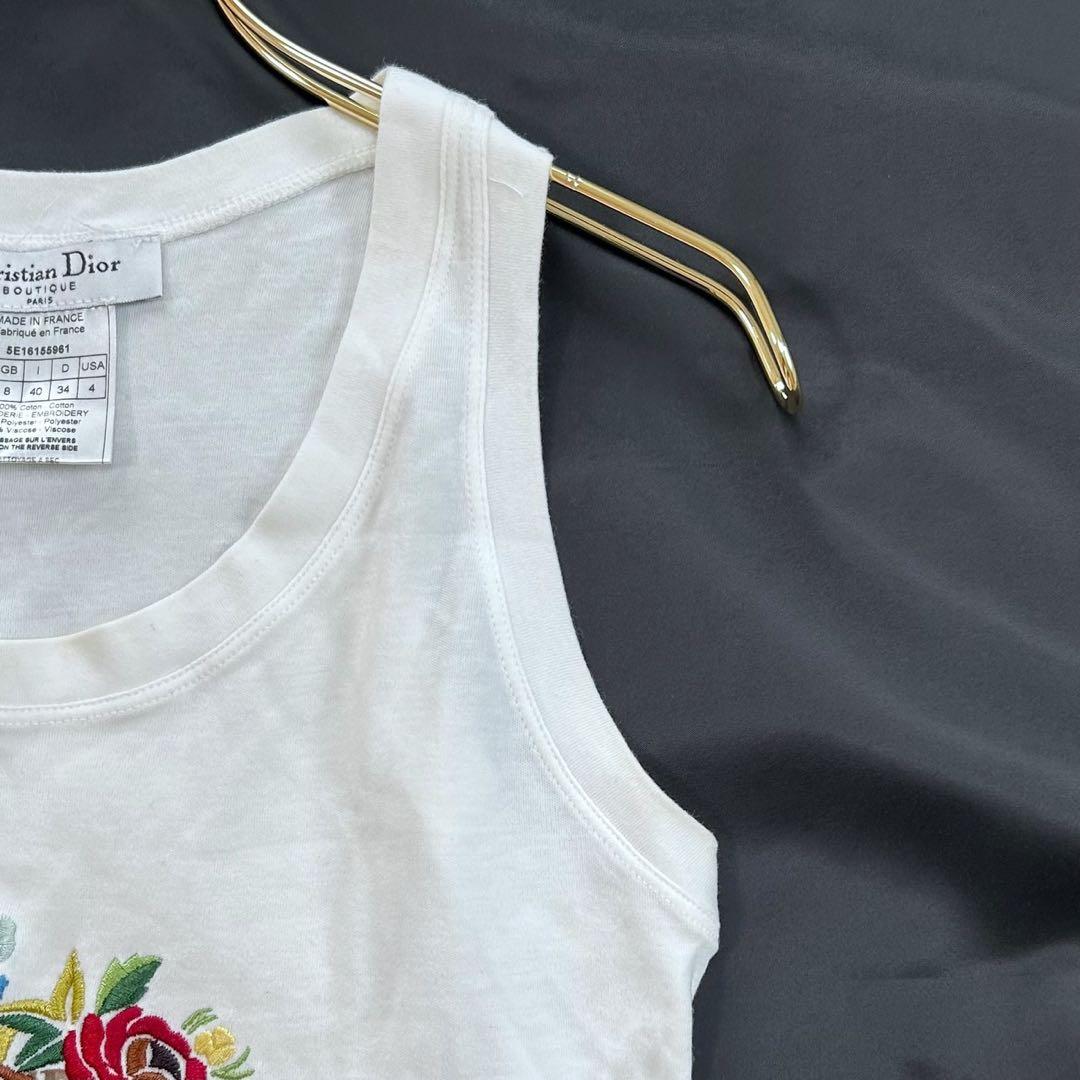 Christian Dior ディオール タンクトップ 花柄 トロッター