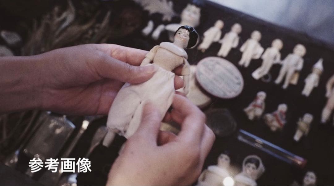 アンティーク チャイナヘッドドール パンツ姿 16センチ アナベルおまけ