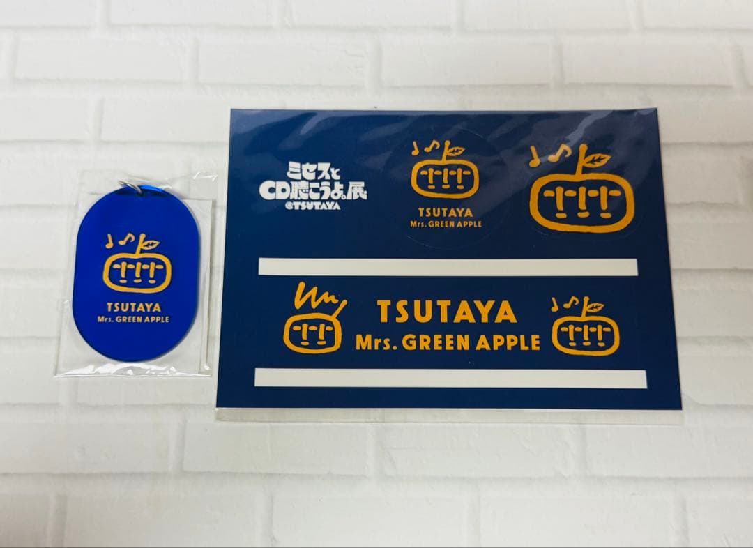 Mrs. GREEN APPLE TSUTAYA ☆ツタヤ コラボ キーホルダー - メルカリ