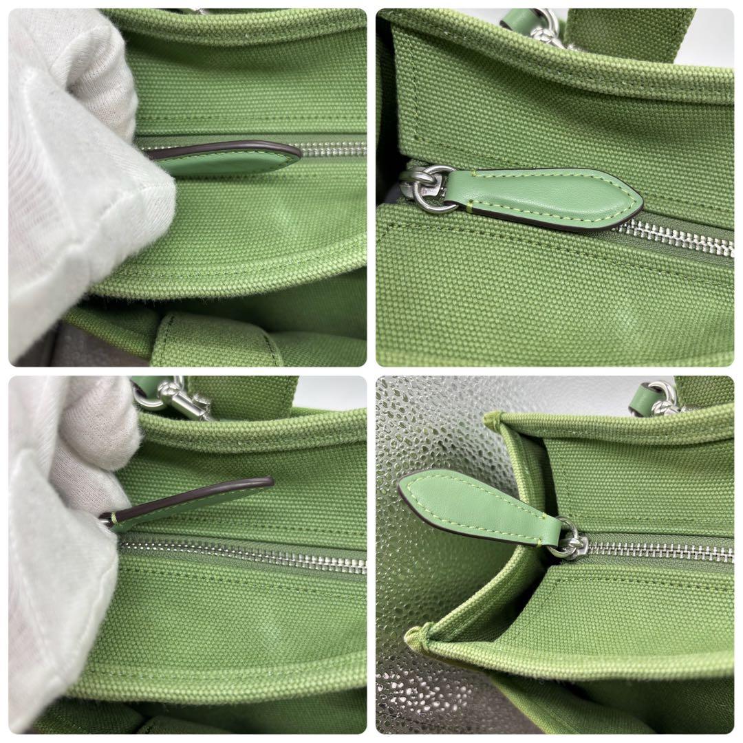 希少 ✨コーチ トートバッグ ショルダーバッグ カーゴトート 34 緑