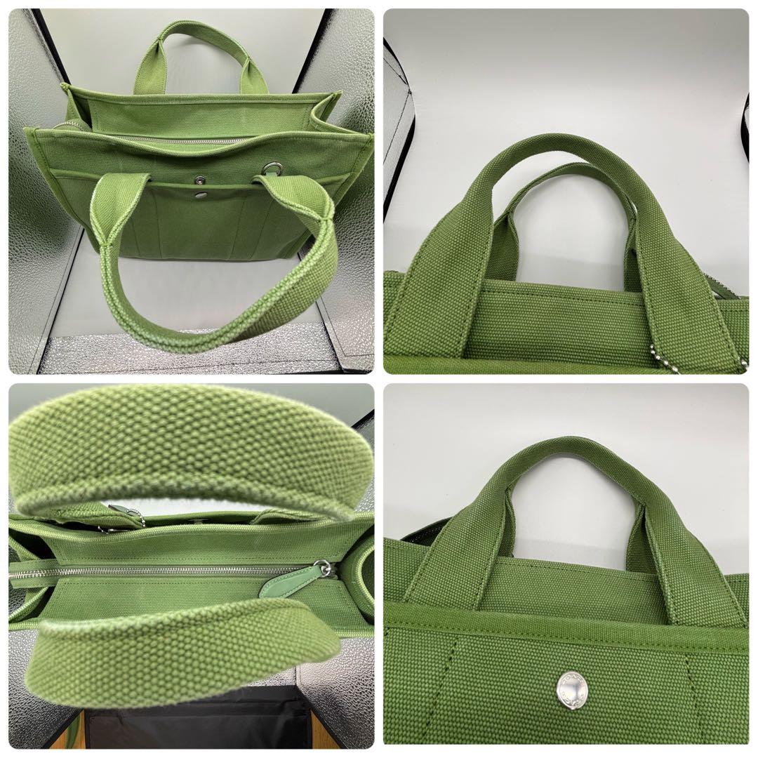 希少 ✨コーチ トートバッグ ショルダーバッグ カーゴトート 34 緑