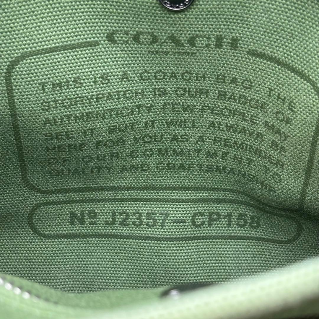 希少 ✨コーチ トートバッグ ショルダーバッグ カーゴトート 34 緑