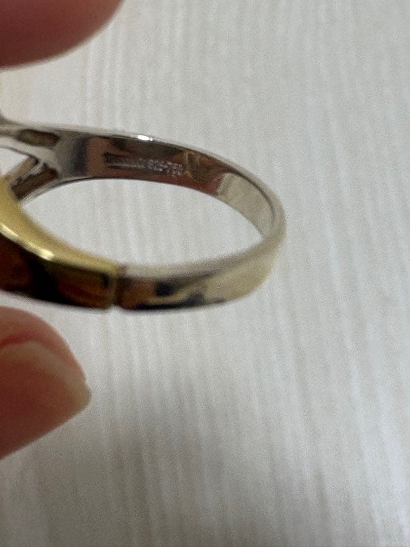 Tiffany ダブルハートリング　9号