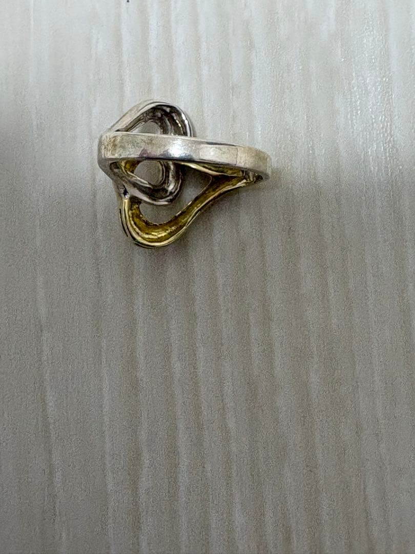 Tiffany ダブルハートリング　9号