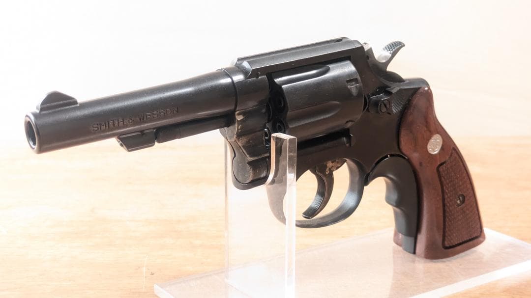 コクサイ　S&W M10 FBI SP HW モデルガン 限定木グリ