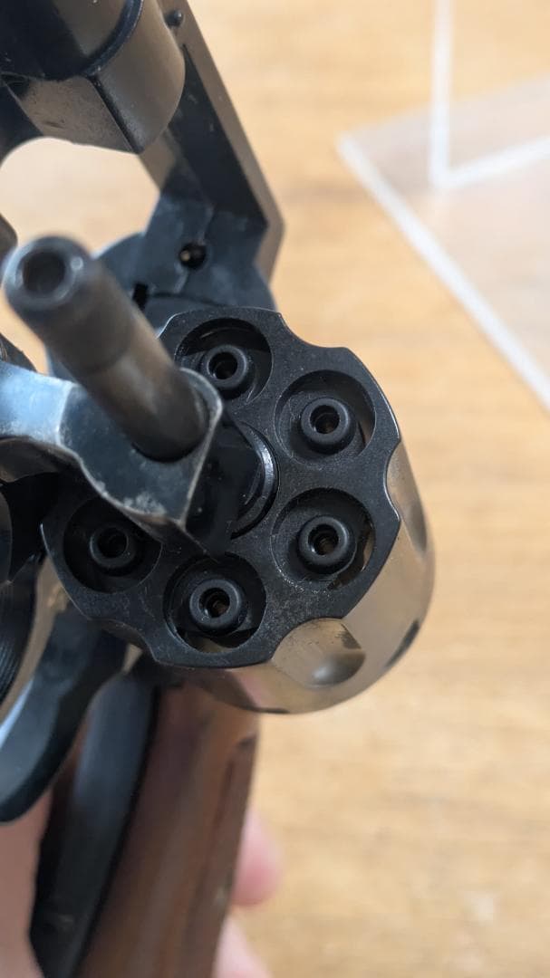 コクサイ　S&W M10 FBI SP HW モデルガン 限定木グリ