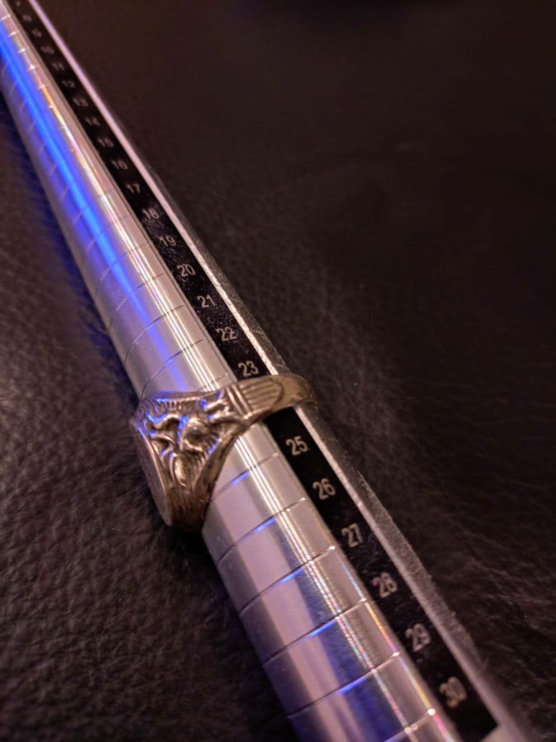 US ARMY STERLING製　ビンテージミリタリーリング【24号】