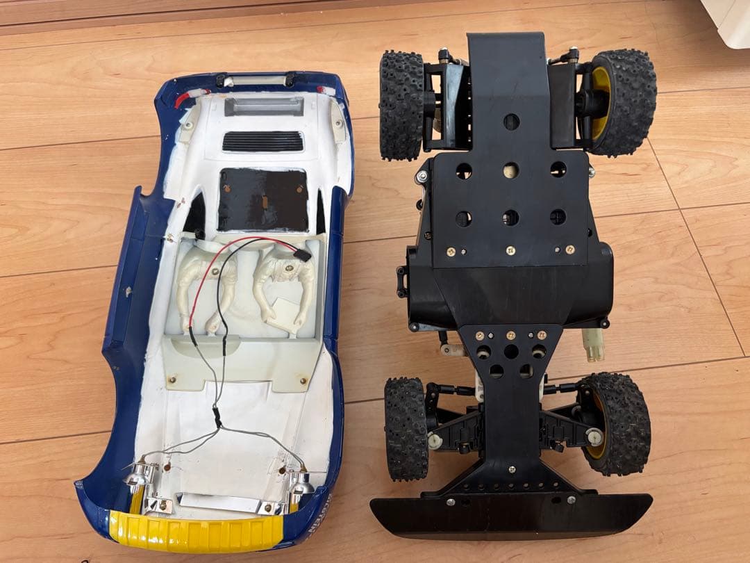 当時物！テクニゴールドモーター付き！】タミヤ 1/12RC ポルシェ959