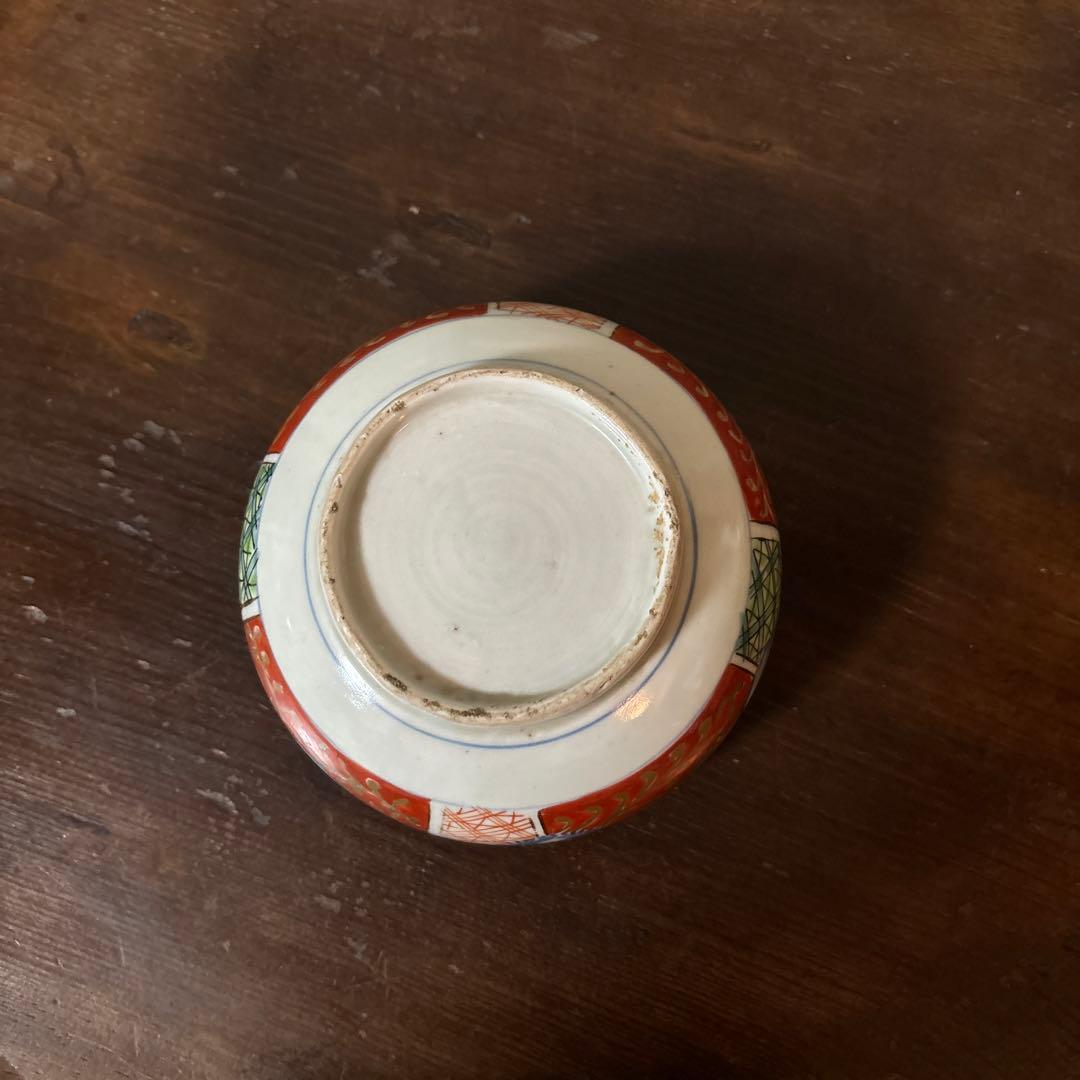 古伊万里　菓子器　蓋物　明治前後　喰籠　古道具　アンティーク　骨董　李朝