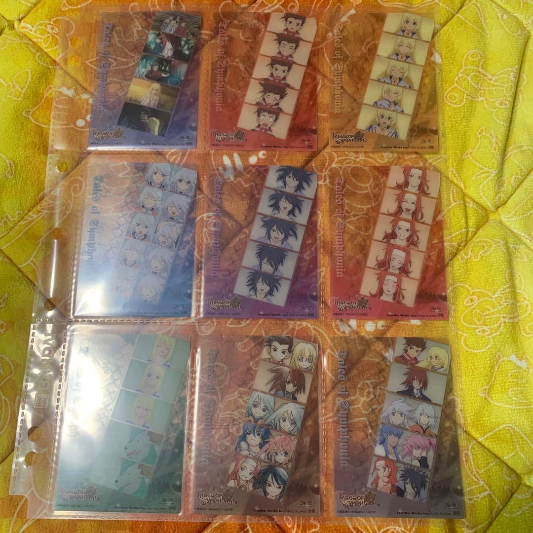 テイルズオブシンフォニア トレーディングカード フルコンプ、ボックス