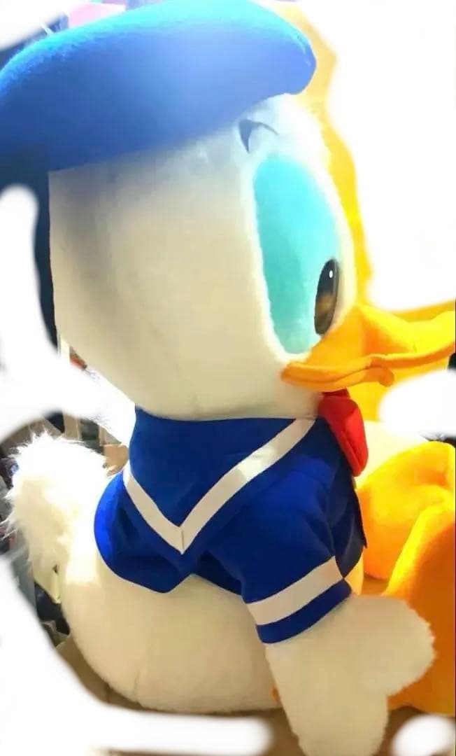 ディズニー　ドナルドダック　タグ付き　約６５センチBIGぬいぐるみ❣️ 送料込み❣️