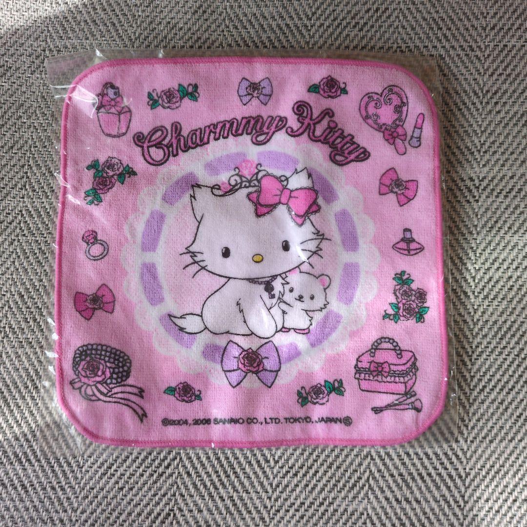 チャーミーキティ☆タオルハンカチ 平成レトロ レア サンリオ 2006年