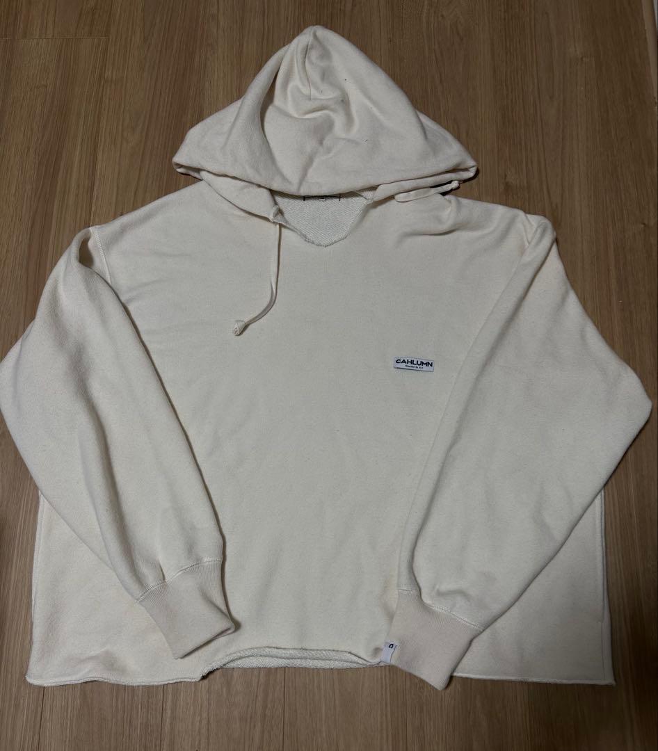 トップス CAHLUMN Wool Cotton Loop Back Hoodie XXL