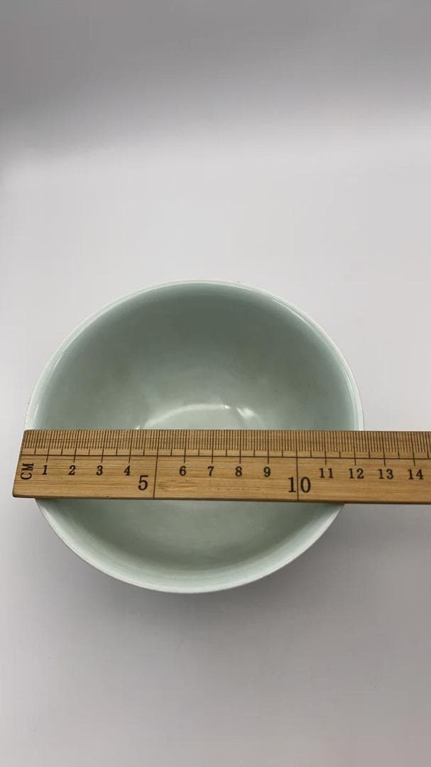 清光緒時代 【大清光緒年製】在銘 天藍釉高足杯 馬上杯单色釉 官窯瓷器