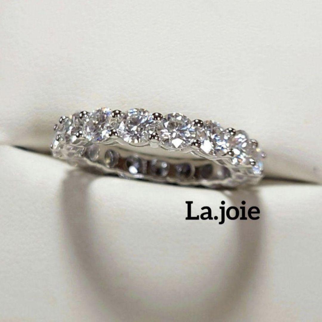 最高品質 モアサナイト フルエタニティ 【12号】4mm リング