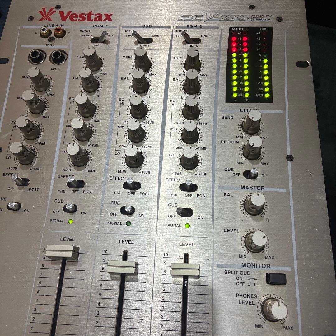 美品 完動品 メンテ済み Vestax PCV-275 DJミキサー - メルカリ