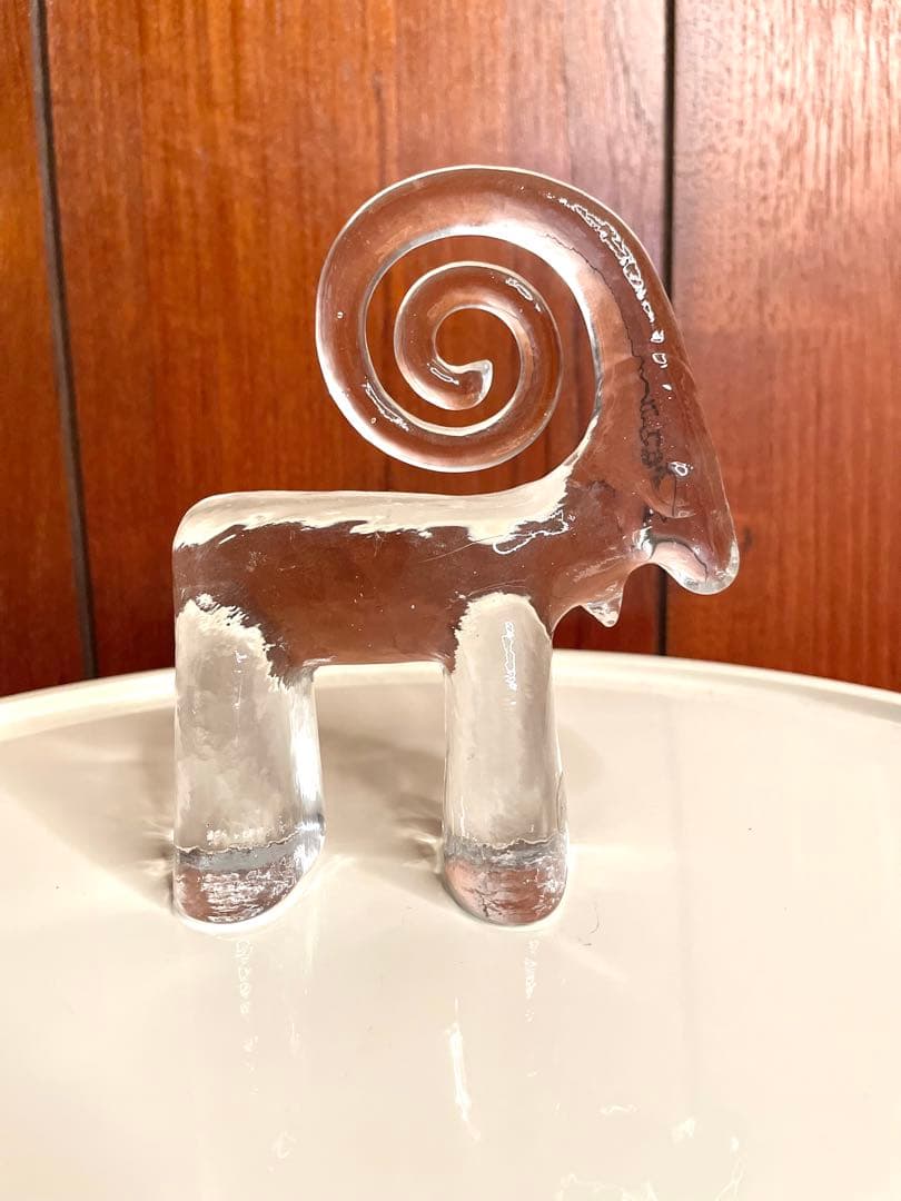 vintage 70s 北欧 KOSTA BODA ZOOシリーズ ヤギ KOSTABODA