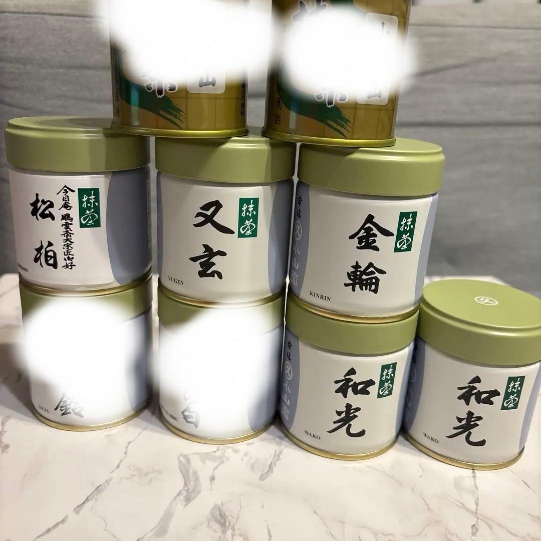 一保堂茶舗 抹茶 初昔と若き白の3個セット 一保堂茶舗 明昔 蓬莱の昔
