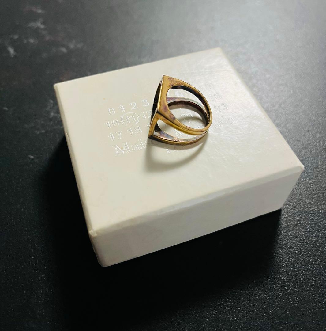 メゾン マルジェラ 4ステッチ リング シルバー製 指輪