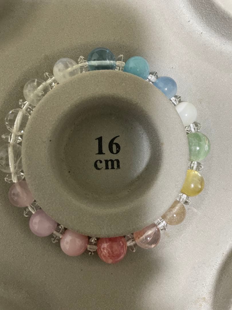 モスアゲート うさぎ グリーンマイカインクォーツ ブレスレット