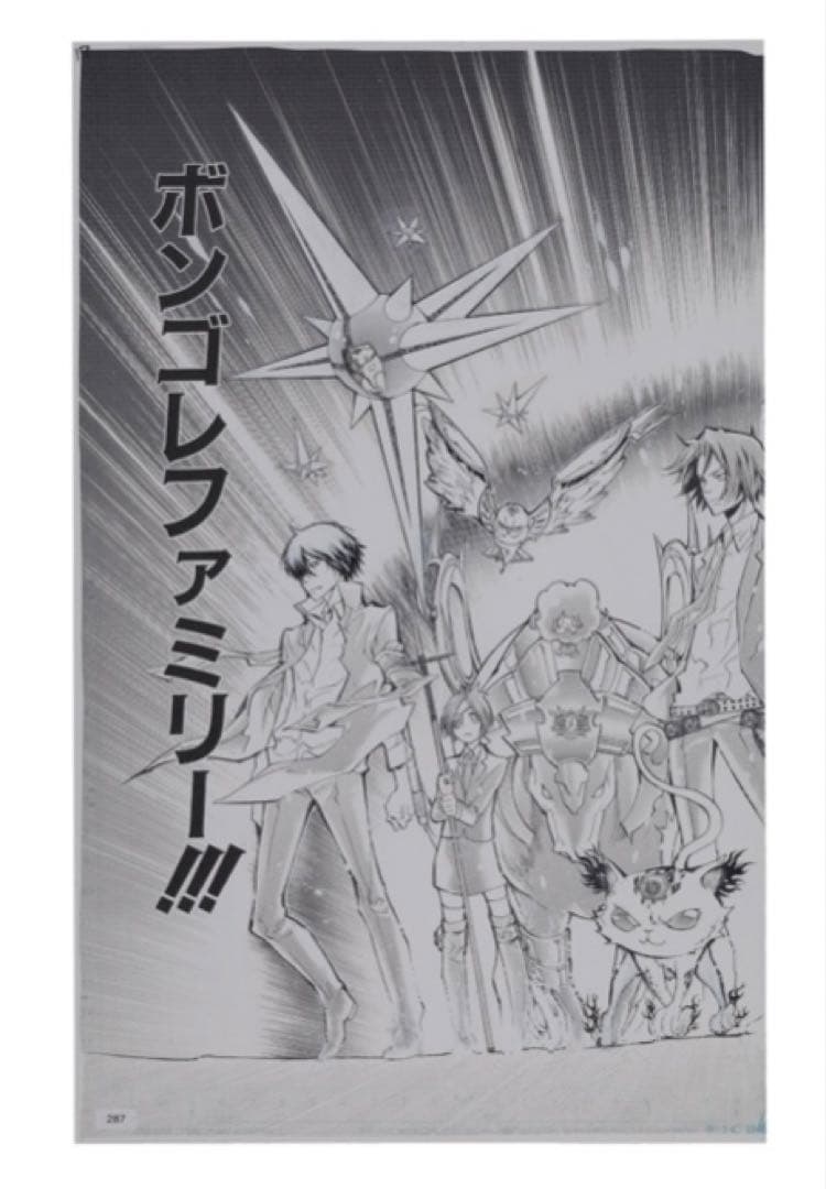 天野明展 家庭教師ヒットマンREBORN! 複製原画4枚セット ボンゴレ