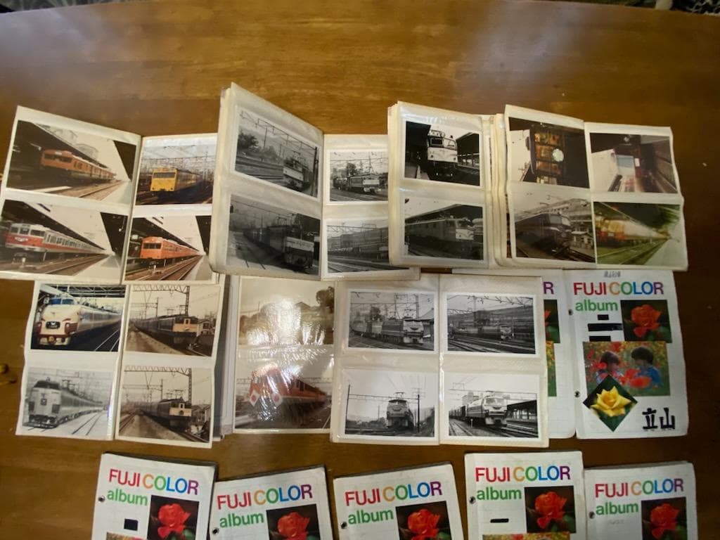 鉄道写真 (1985年前後) 出品者撮影です L版約190枚