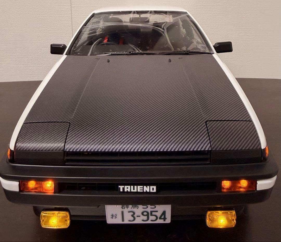 ディアゴスティーニ1/8 頭文字DのAE86ハチロクカスタム完成品