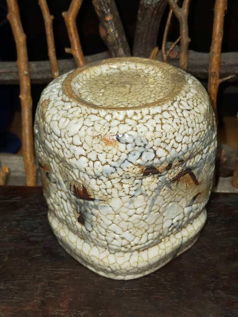 ♥美濃焼　志野　火入れ　湯飲み　湯呑み　骨董品