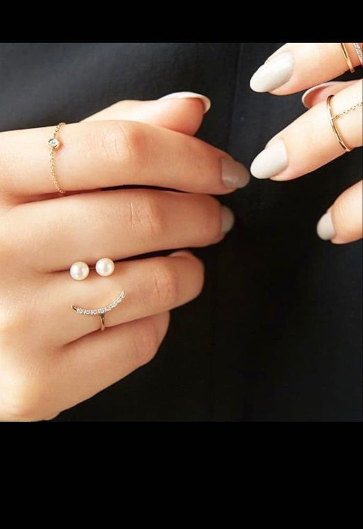 ギャランティカード付！スタージュエリー ガール　K10 YG　リング