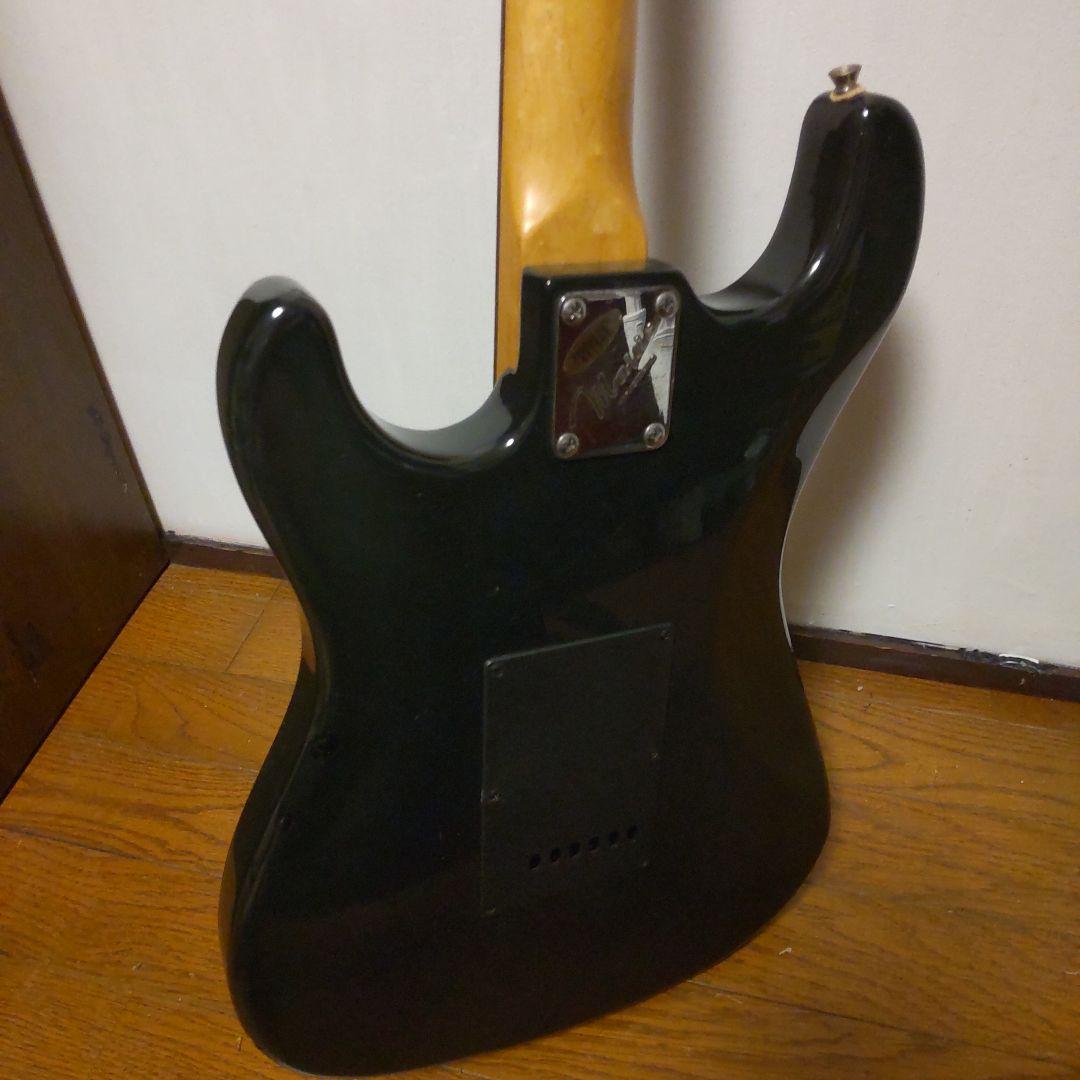 格安！Mavis 石橋製作所製 エレキギター 黒 ソフトケース、各種付属品付き