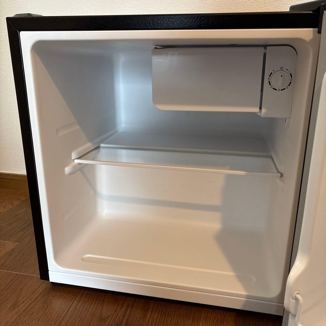 アイリスプラザ 冷蔵庫 46L 幅47cm PRC-B051D-B 右開き