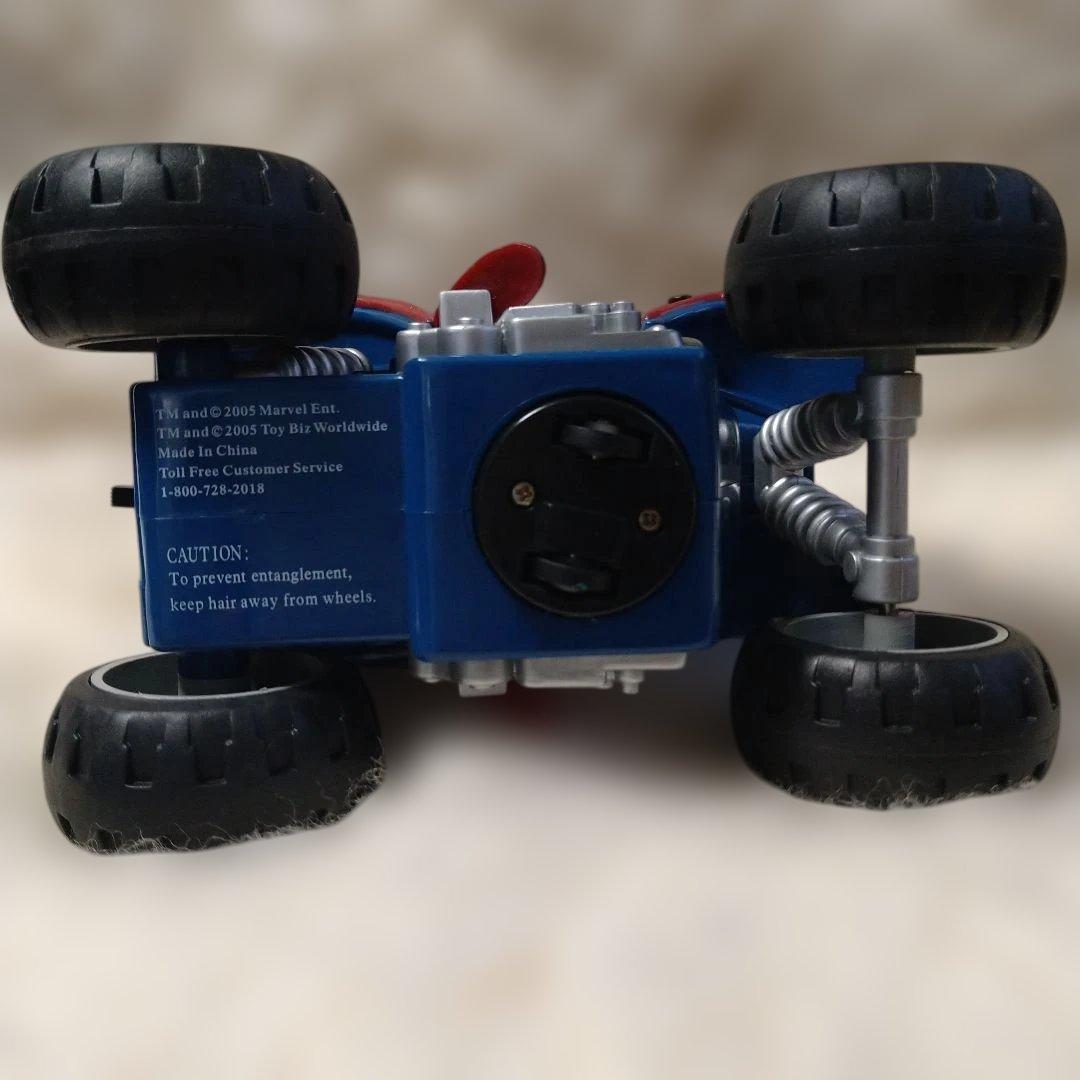 ✰レア、スパイダーマン ATV フィギュア電池式走行、前のライト点灯し
