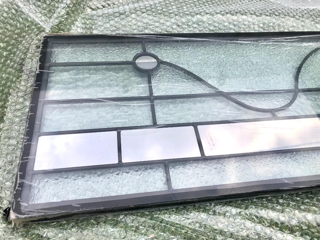 大型 ステンドグラスパネル 三重構造 高性能 住宅 玄関ドアリフォーム