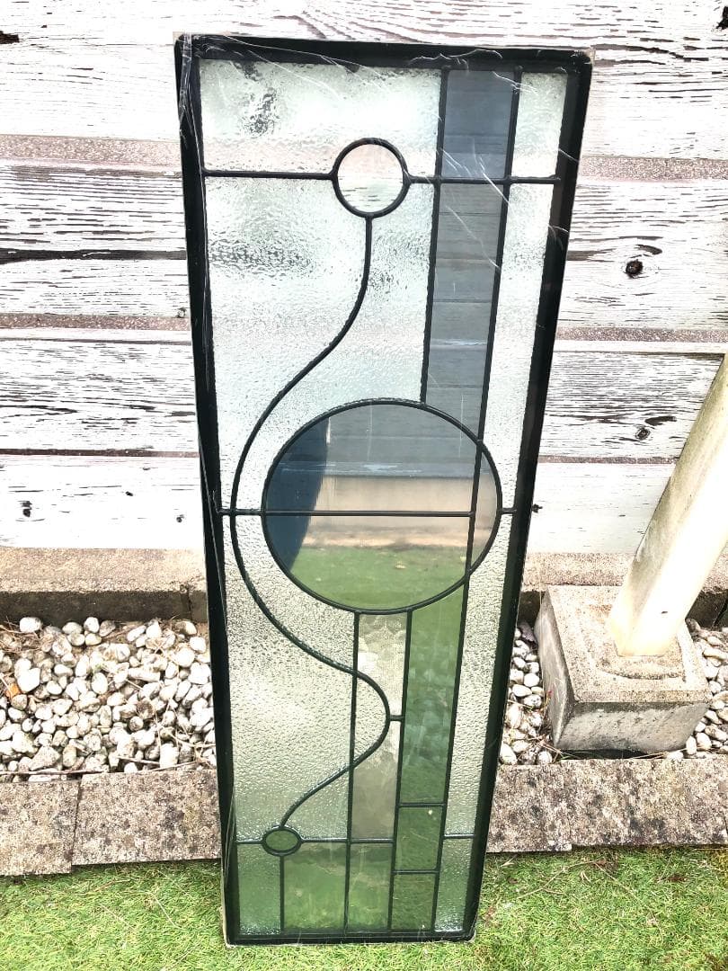 大型 ステンドグラスパネル 三重構造 高性能 住宅 玄関ドアリフォーム