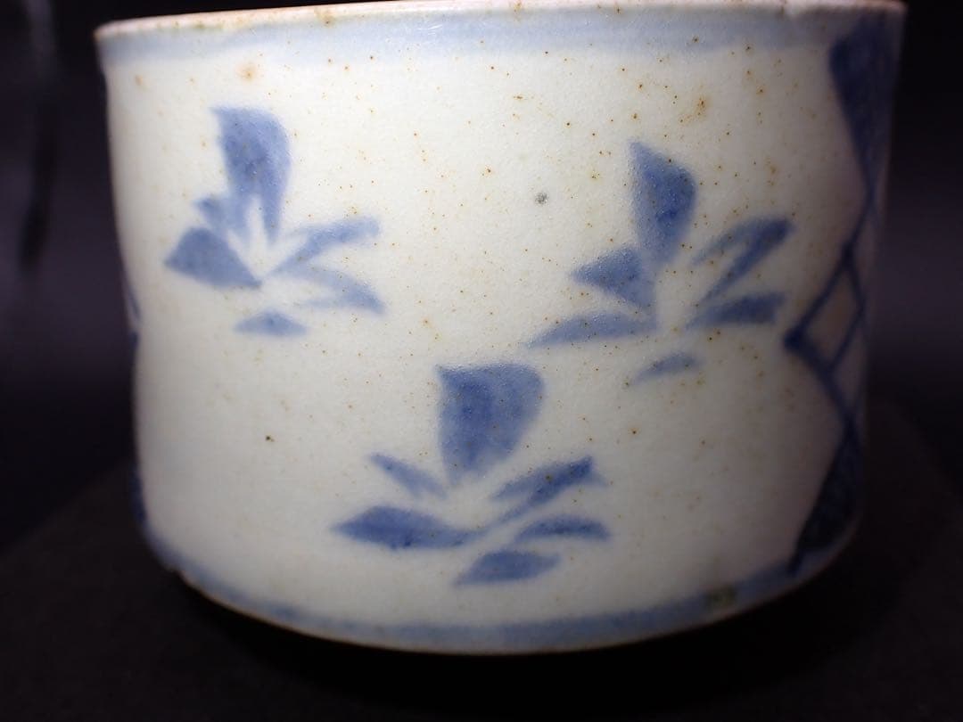 青４　完品　古伊万里　撫子の図　江戸中期