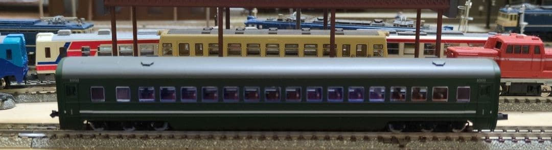 鉄道模型 満州鉄道 パシナ12 燈火管制改造 あじあ号 8両セット