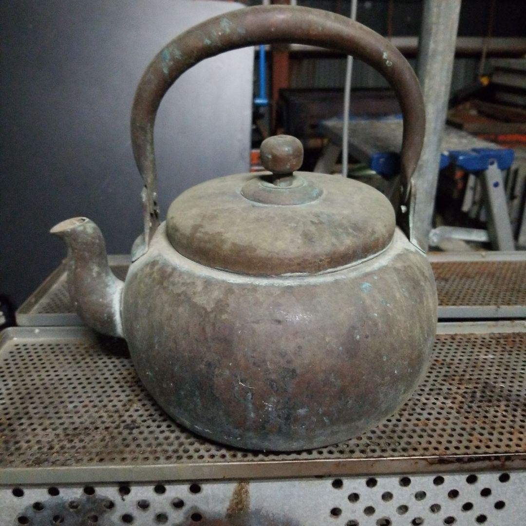 本間琢斎 作】希少 佐渡 蝋型鋳金 急須｜伝統工芸 茶道具 急須 箱付 k